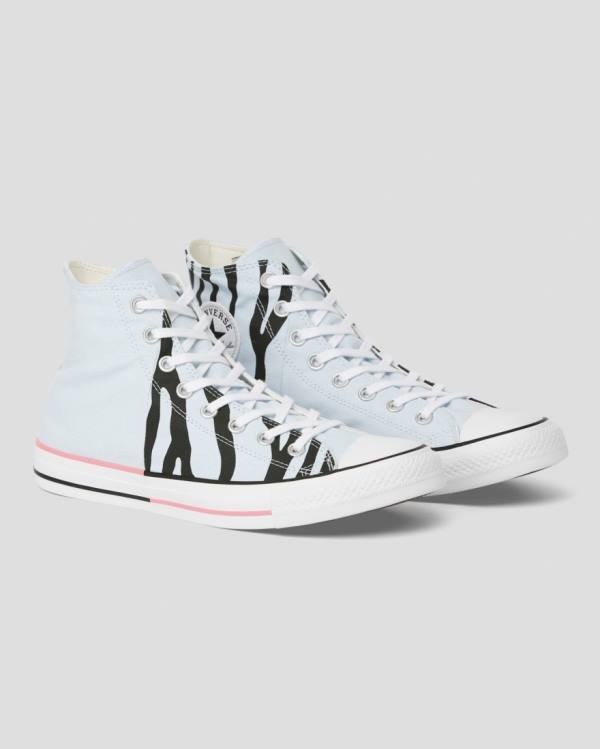 Tenisi Inalti Converse Chuck Taylor All Star Sun Blocked Icon Print Albastri | CV-629WGP