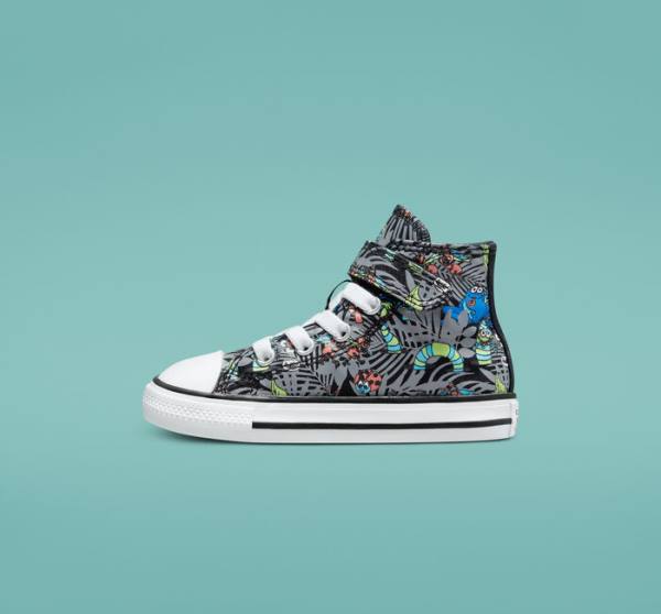 Tenisi Inalti Converse Chuck Taylor All Star Easy-On Plants Negrii Verzi Deschis Albi | CV-643BKX