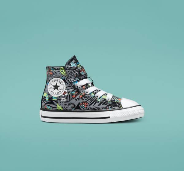 Tenisi Inalti Converse Chuck Taylor All Star Easy-On Plants Negrii Verzi Deschis Albi | CV-643BKX