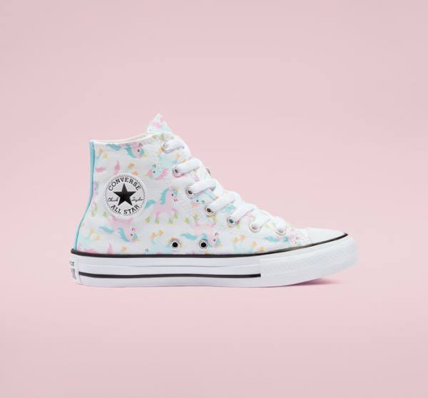 Tenisi Inalti Converse Chuck Taylor All Star Unicons Albi Colorati Albi | CV-697PAX