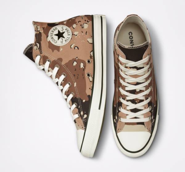 Tenisi Inalti Converse Chuck Taylor All Star Archive Camo Maro Negrii | CV-698HFV