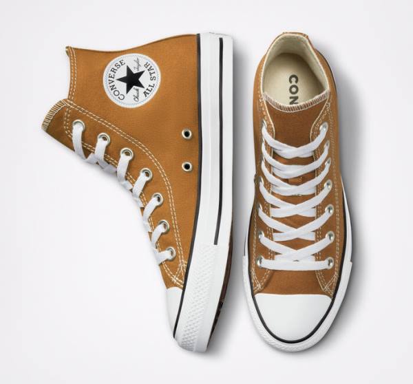 Tenisi Inalti Converse Chuck Taylor All Star Seasonal Color Albi Negrii | CV-751SAL