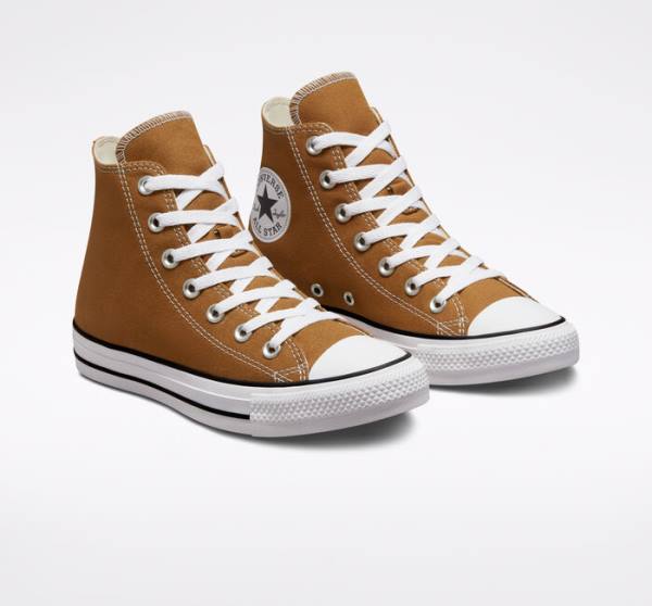 Tenisi Inalti Converse Chuck Taylor All Star Seasonal Color Albi Negrii | CV-751SAL