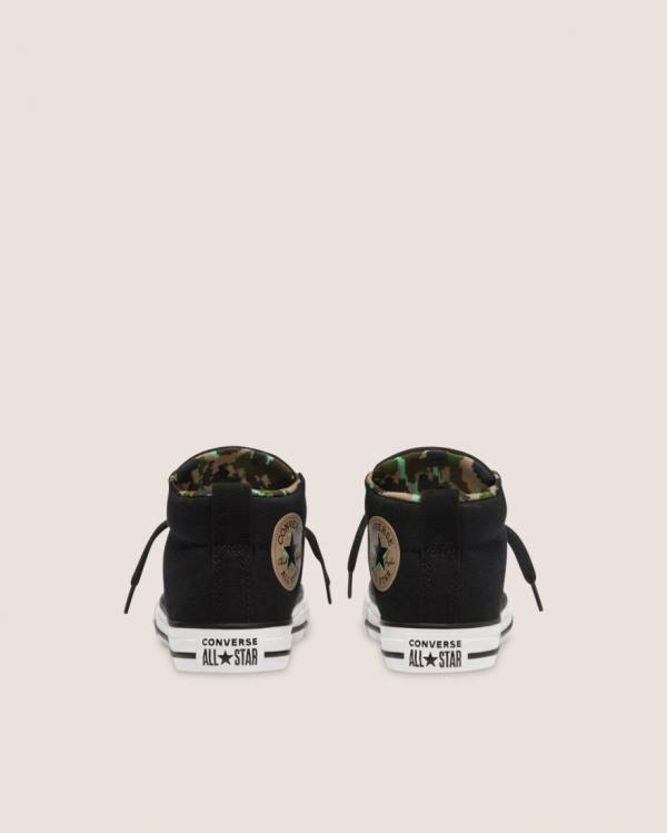 Tenisi Inalti Converse Chuck Taylor All Star Strada Digi Camo Negrii | CV-756KBI