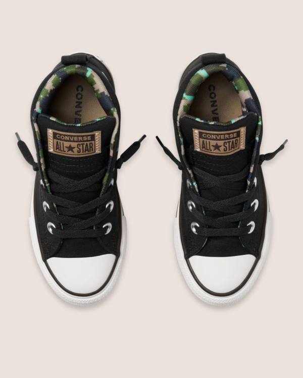 Tenisi Inalti Converse Chuck Taylor All Star Strada Digi Camo Negrii | CV-756KBI