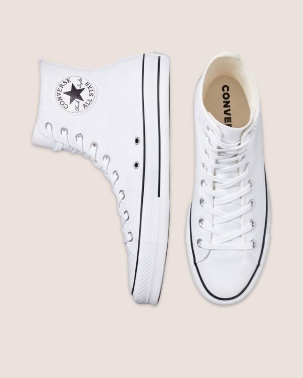 Tenisi Inalti Converse Chuck Taylor All Star Lift X Albi | CV-759WMS