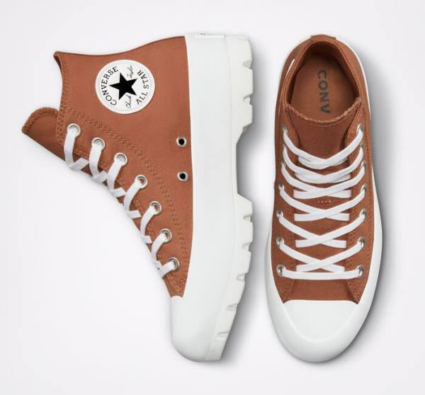 Tenisi Inalti Converse Chuck Taylor All Star Lugged Seasonal Color Albi Negrii | CV-825JQO