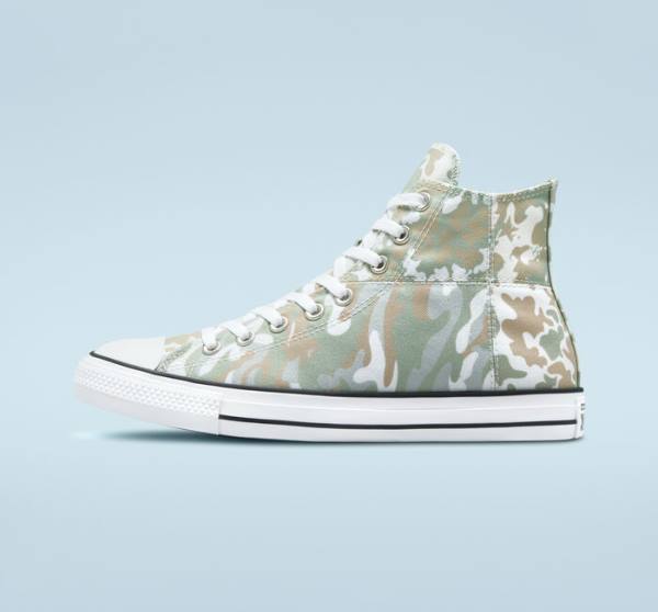 Tenisi Inalti Converse Chuck Taylor All Star Split Panel Camo Maro | CV-842MHA