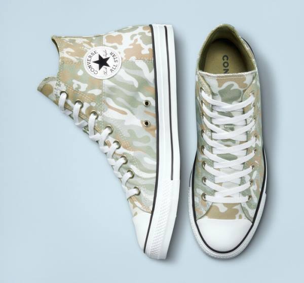 Tenisi Inalti Converse Chuck Taylor All Star Split Panel Camo Maro | CV-842MHA