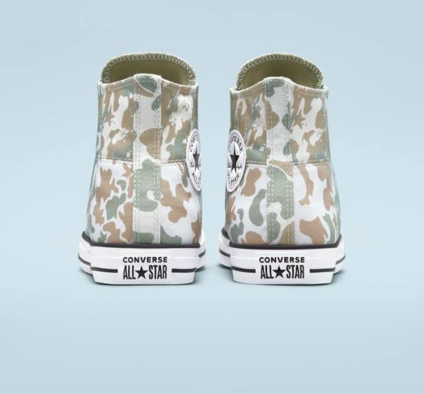 Tenisi Inalti Converse Chuck Taylor All Star Split Panel Camo Maro | CV-842MHA