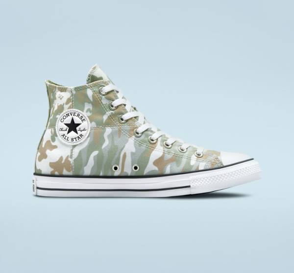 Tenisi Inalti Converse Chuck Taylor All Star Split Panel Camo Maro | CV-842MHA