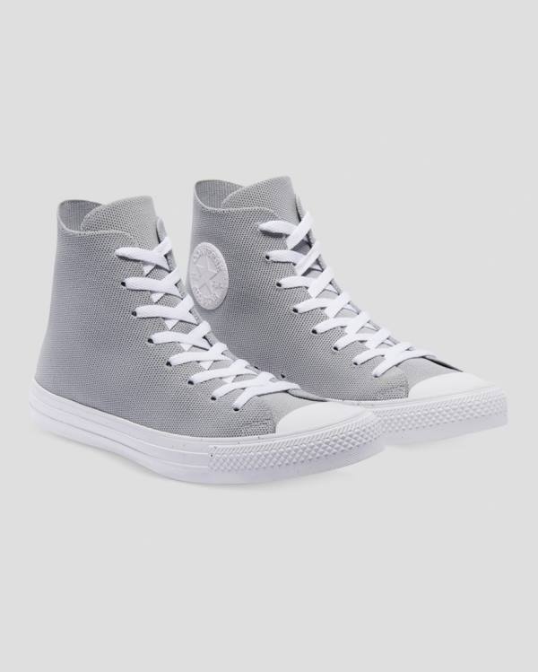 Tenisi Inalti Converse Chuck Taylor All Star Renew Knit Gri | CV-852BCP