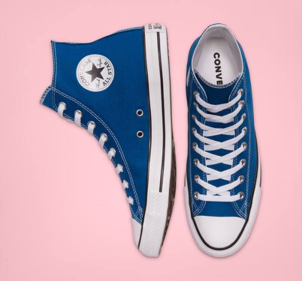 Tenisi Inalti Converse Chuck Taylor All Star Seasonal Color Albastri Albi | CV-892RWJ