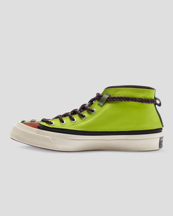 Tenisi Inalti Converse Deck Star Zip Pale Putty Verzi | CV-601IJX