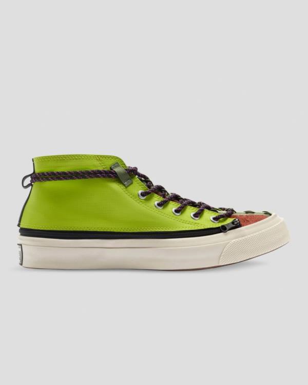 Tenisi Inalti Converse Deck Star Zip Pale Putty Verzi | CV-601IJX