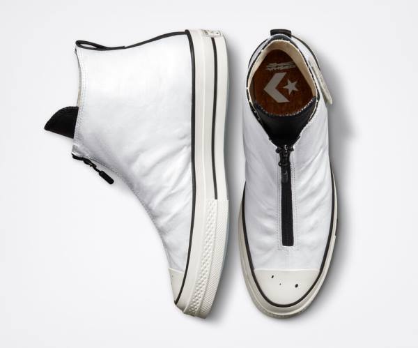 Tenisi Inalti Converse Joshua Vides Chuck 70 Albi Negrii | CV-328BXY