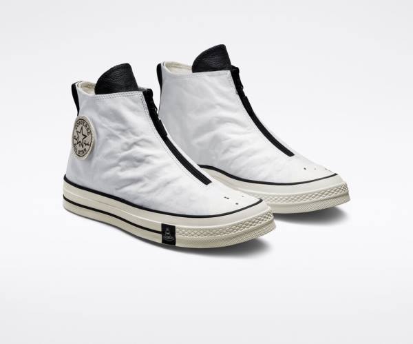 Tenisi Inalti Converse Joshua Vides Chuck 70 Albi Negrii | CV-328BXY