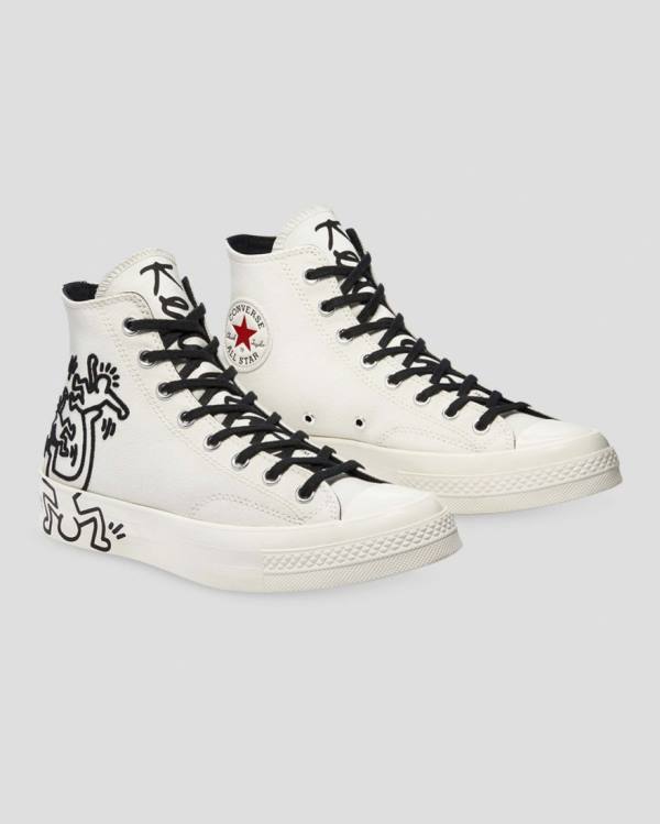 Tenisi Inalti Converse Keith Haring Chuck 70 Bej | CV-065NQI