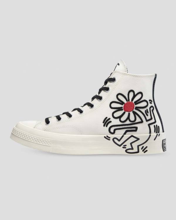 Tenisi Inalti Converse Keith Haring Chuck 70 Bej | CV-065NQI