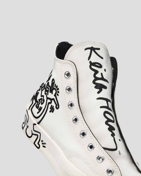 Tenisi Inalti Converse Keith Haring Chuck 70 Bej | CV-065NQI