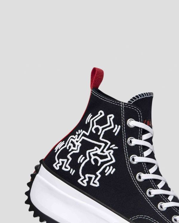 Tenisi Inalti Converse Keith Haring Run Star Hike Negrii | CV-367AMQ