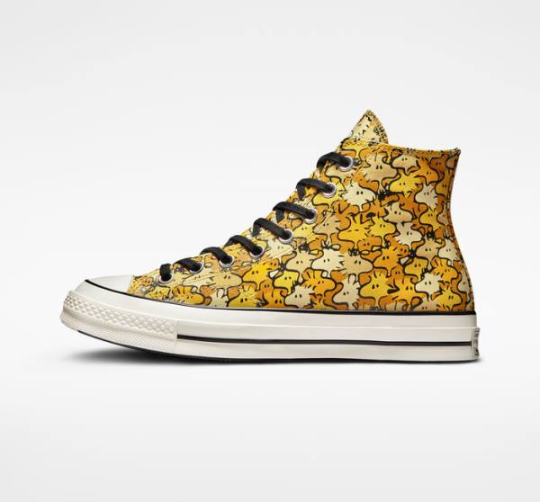 Tenisi Inalti Converse Peanuts Chuck 70 Galbeni Aurii | CV-125FGQ