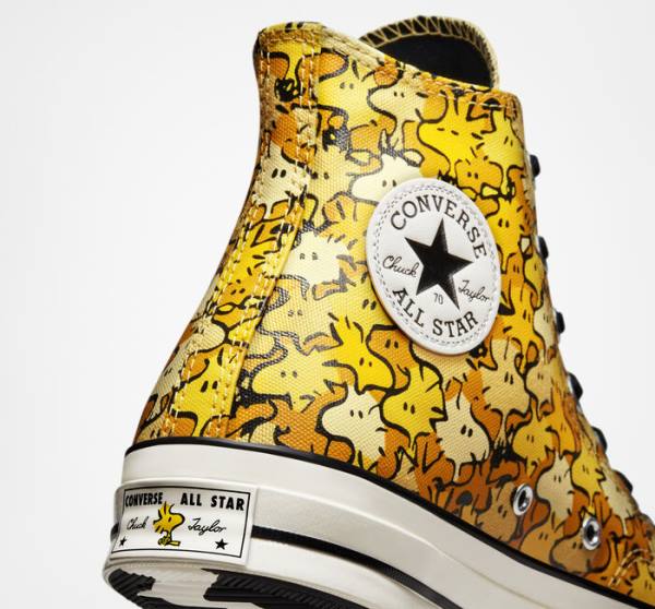 Tenisi Inalti Converse Peanuts Chuck 70 Galbeni Aurii | CV-125FGQ