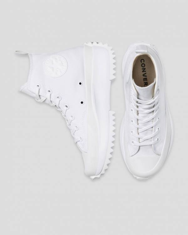 Tenisi Inalti Converse Run Star Hike All White Albi | CV-875RWM