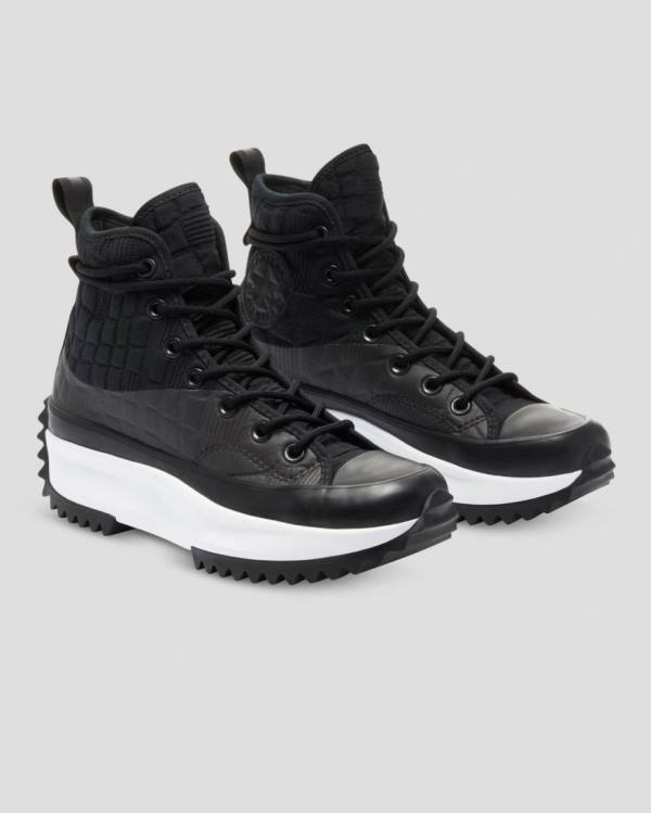 Tenisi Inalti Converse Run Star Hike Platforma Digital Explorer Negrii | CV-091LMP