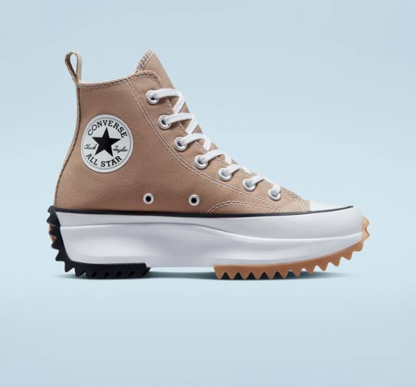 Tenisi Inalti Converse Run Star Hike Platforma Seasonal Color Negrii Albi | CV-320VXD