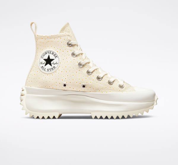 Tenisi Inalti Converse Run Star Hike Platforma Daisy Bej Albi | CV-503QNG