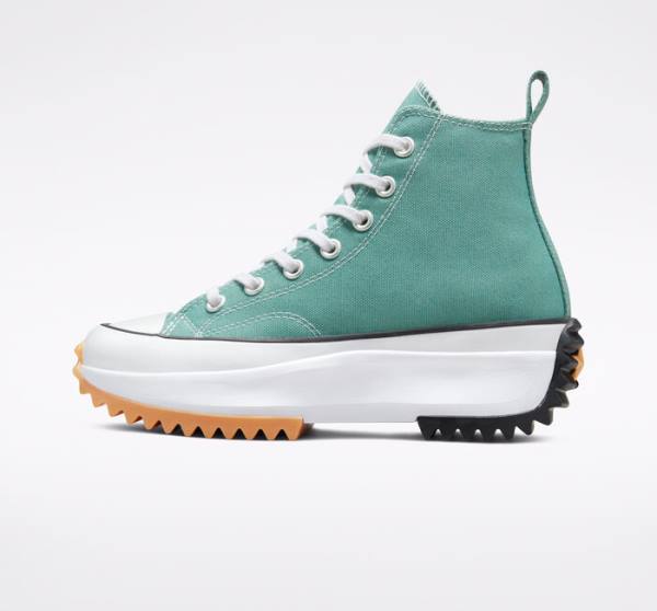 Tenisi Inalti Converse Run Star Hike Platforma Seasonal Color Negrii Albi | CV-809FHE