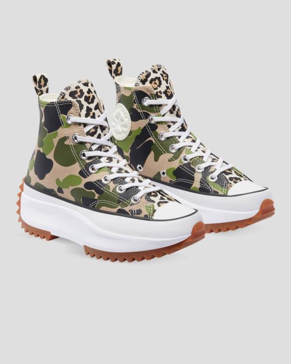 Tenisi Inalti Converse Run Star Hike Wild Archive Camuflaj | CV-167UTG