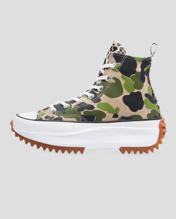 Tenisi Inalti Converse Run Star Hike Wild Archive Camuflaj | CV-167UTG