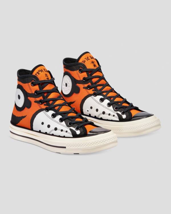 Tenisi Inalti Converse Soulgoods Chuck 70 Portocalii Albi | CV-203MPE