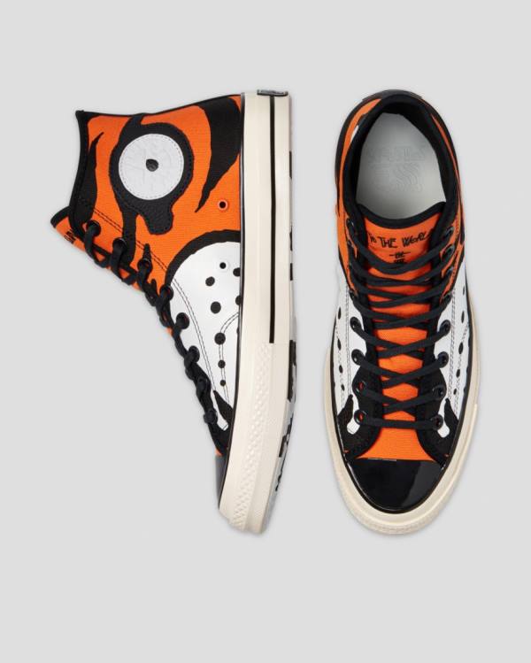 Tenisi Inalti Converse Soulgoods Chuck 70 Portocalii Albi | CV-203MPE