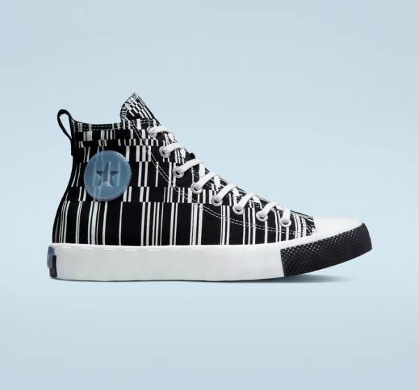 Tenisi Inalti Converse UNT1TL3D Translucent Barcode Negrii Albi Indigo | CV-519FEB