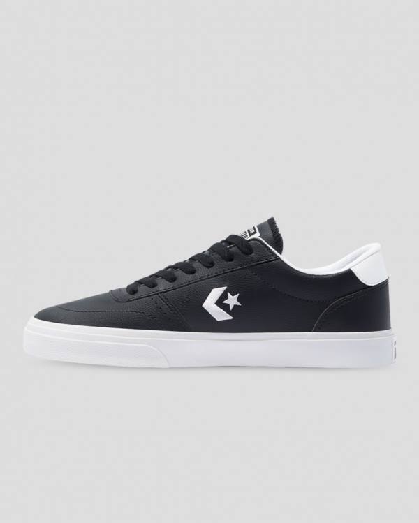 Tenisi Low Top Converse Boulevard Faux Piele Negrii | CV-475MPX