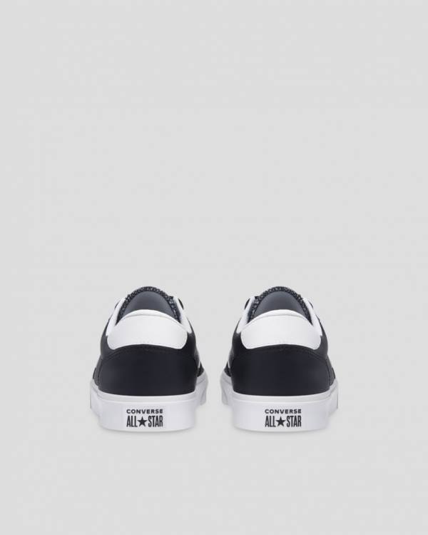 Tenisi Low Top Converse Boulevard Faux Piele Negrii | CV-475MPX