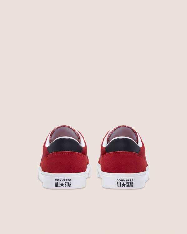 Tenisi Low Top Converse Boulevard Piele Intoarsa Rosii | CV-345PFU