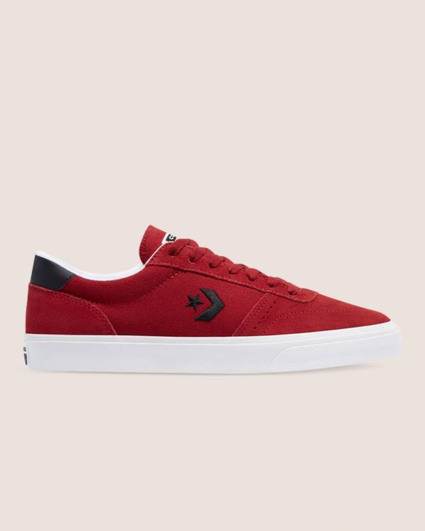 Tenisi Low Top Converse Boulevard Piele Intoarsa Rosii | CV-741MEO