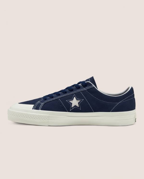 Tenisi Low Top Converse CONS Alexis Sablone One Star Pro Piele Intoarsa Albastri | CV-713XAE