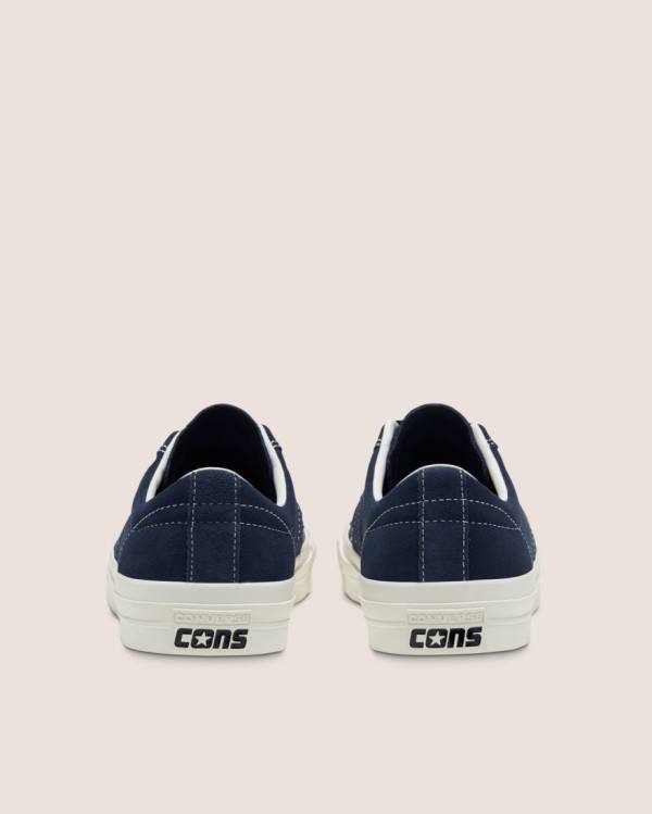 Tenisi Low Top Converse CONS Alexis Sablone One Star Pro Piele Intoarsa Albastri | CV-713XAE