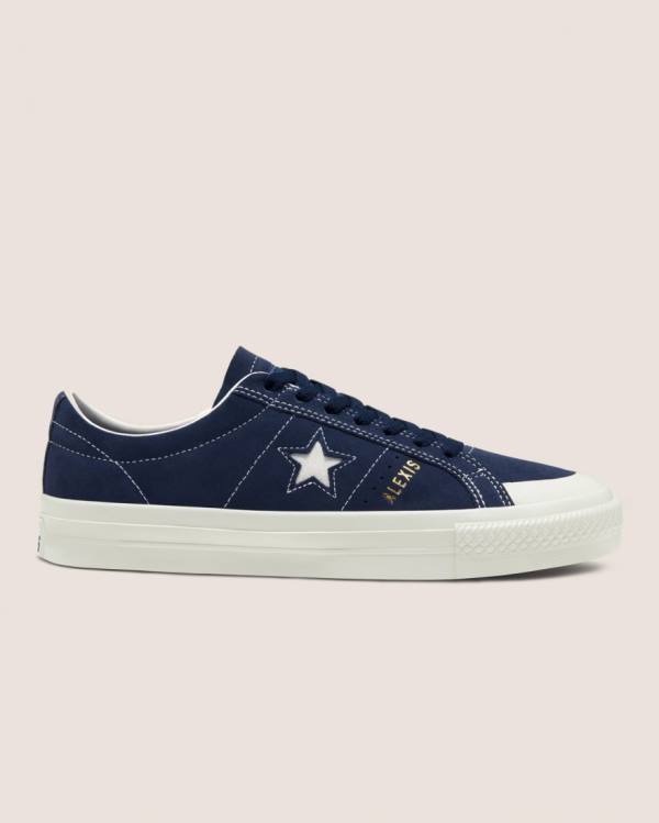 Tenisi Low Top Converse CONS Alexis Sablone One Star Pro Piele Intoarsa Albastri | CV-796RFZ