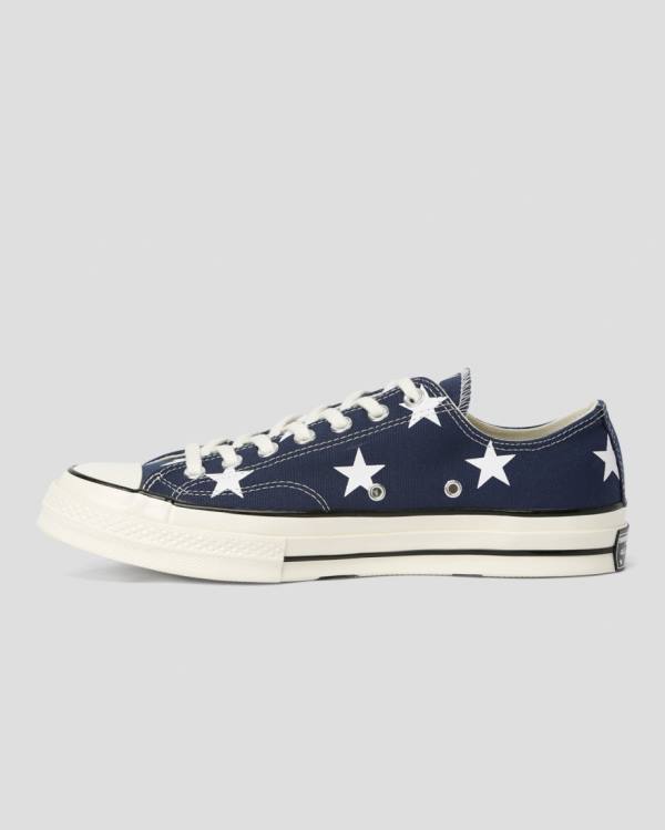 Tenisi Low Top Converse Chuck 70 Archive Print Albastri | CV-073ACT