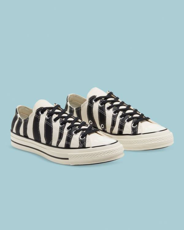 Tenisi Low Top Converse Chuck 70 Archive Zebra Overlay Bej | CV-189IRG