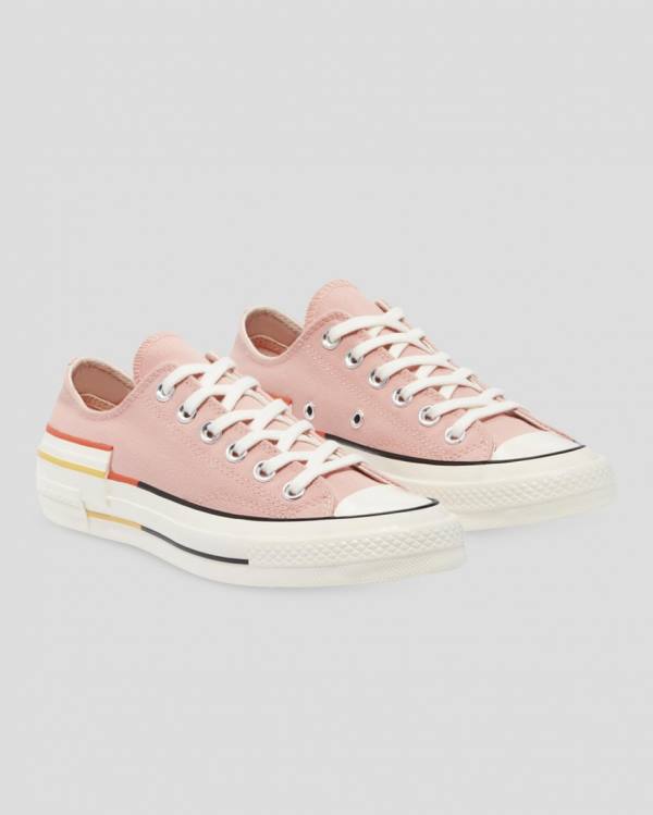 Tenisi Low Top Converse Chuck 70 Colour Block Roz | CV-128DFK