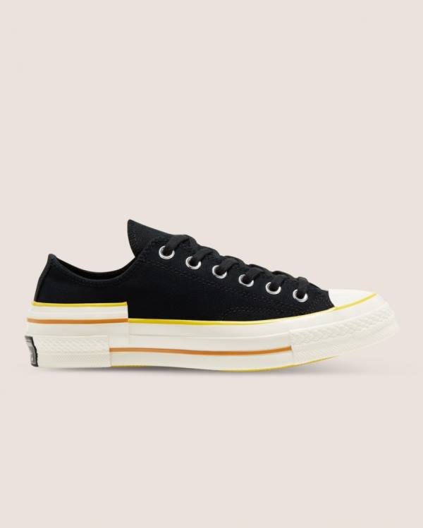 Tenisi Low Top Converse Chuck 70 Hacked Heel Negrii | CV-093BKU