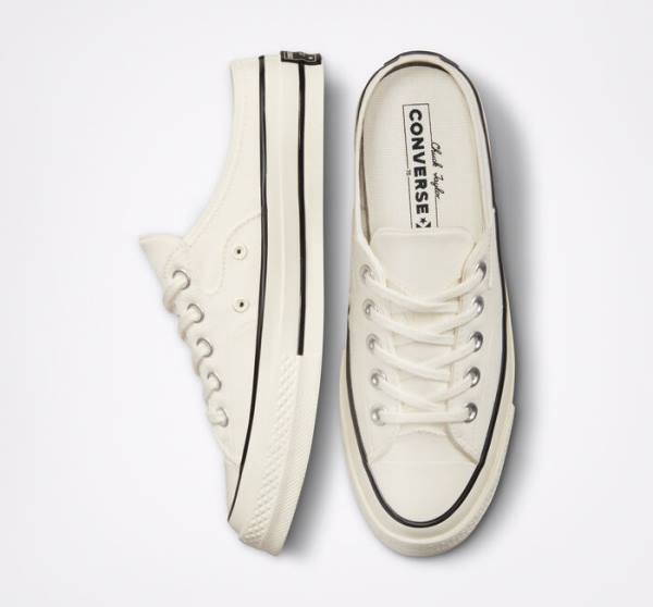 Tenisi Low Top Converse Chuck 70 Mule Negrii | CV-327NTS