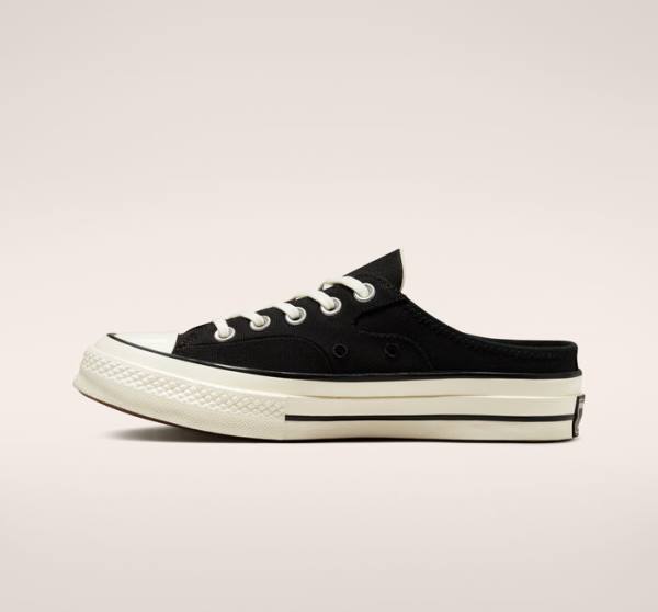 Tenisi Low Top Converse Chuck 70 Mule Negrii | CV-865IEQ